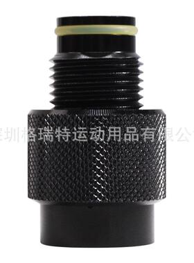 TR21-4、G1/2-14内牙外牙黑色铝制接头苏打充气接头