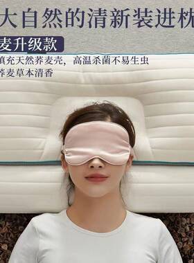 新款乳圆柱颈护椎反2牵引BXT胶片荞麦壳枕头颈椎一对拍枕芯厂家