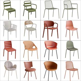 奶茶咖FSFE856啡厅外摆椅组食合西餐厅轻店商用桌餐桌网红店户外