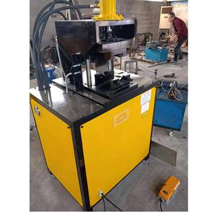 铝型材高速液压冲孔机不锈钢板用切角机小型铁方管框架折角机