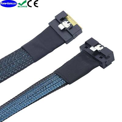 PCIESlimSASLPLowprofileSFF-86548I转防斜插86548X连接线