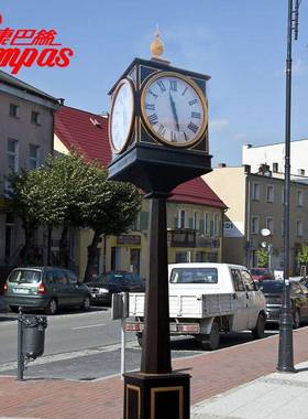 供应康巴丝户外街头精美景观钟园林景观大钟