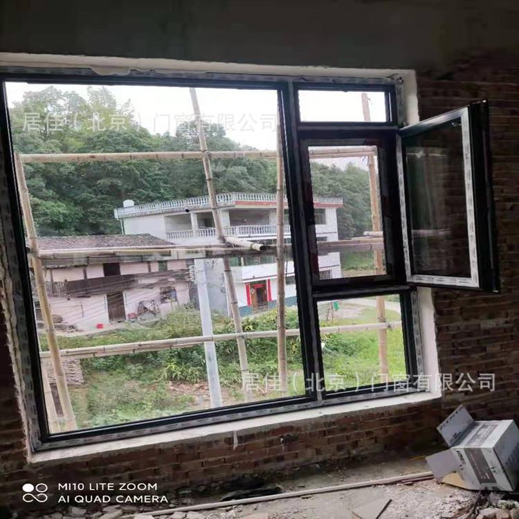 江西吉安安装实例海螺断桥铝门窗平开窗系统窗封阳台落地窗