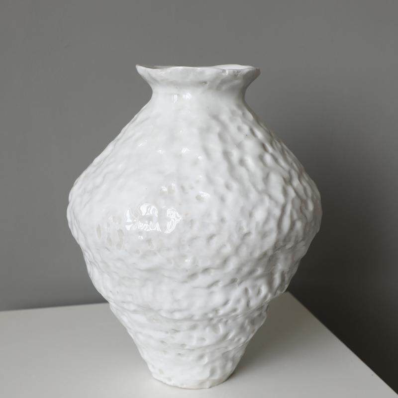 陶瓷花瓶摆板件现RYN代简白色创意软装饰品客样房餐约厅厅ins风,橡塑材料及制品,工业陶瓷,淘宝优惠券,粉丝福利购,淘宝优惠卷