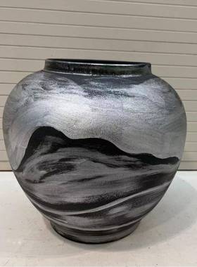 新sy中式电瓶摆件客插花角几装饰高档玄关视柜干花陶花瓷家居厅饰