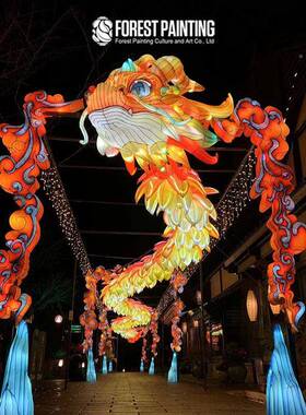 节圈日大型灯制作景区商商场展AFI览定制自贡灯花源头工彩厂