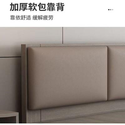 功能榻米床现代简约主卧双实木多人床软榻包板式床高箱收纳44980