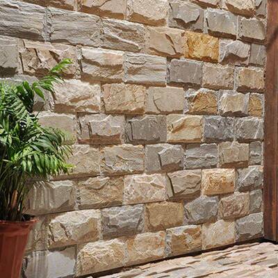 墙天文化然石室外围32531花园庭院花岩仿岗蘑菇石背景墙瓷砖别墅