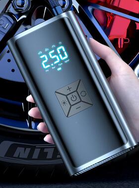 车载充气汽泵轿车小车式小型便携轮胎多功QIV能加气电动打气筒汽