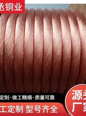 TJR1软铜绞线500平方烧穿器铜母线铜裸铜缆缆现货水冷TJT电软导体