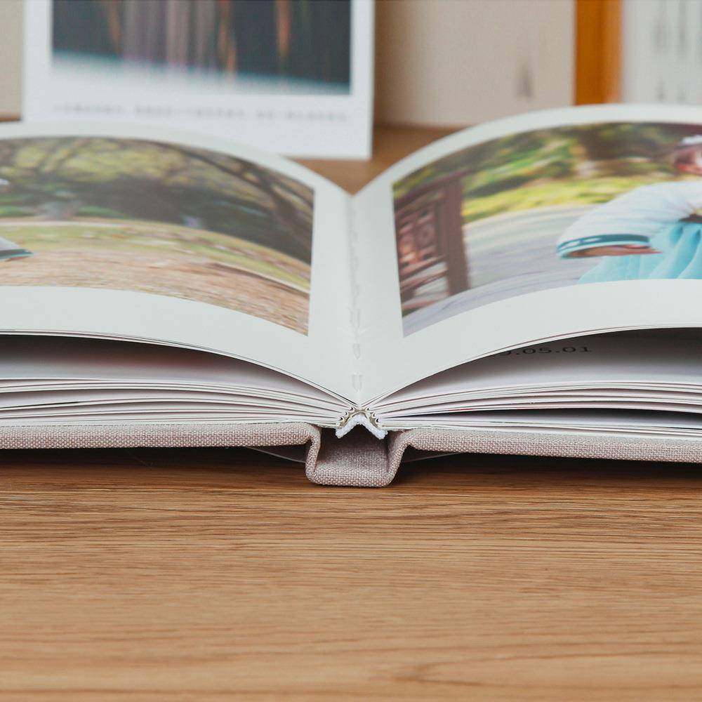 OQ5婚M布艺锁线精画制装布纹线554装照片书相册作册影集礼影楼纪