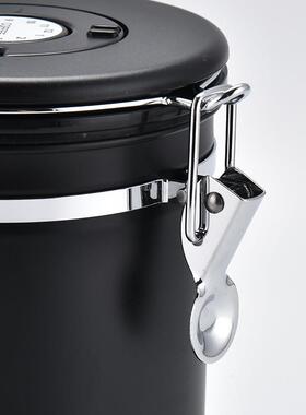 加厚咖豆保存罐单向气封罐厨啡房定量排YVB咖啡豆储存密罐密封罐