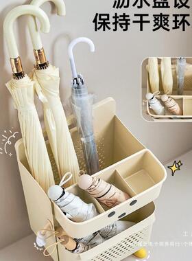 用雨伞收纳架家伞入户门口置置物架高颜值桶JHO沥水筒存放壁挂架