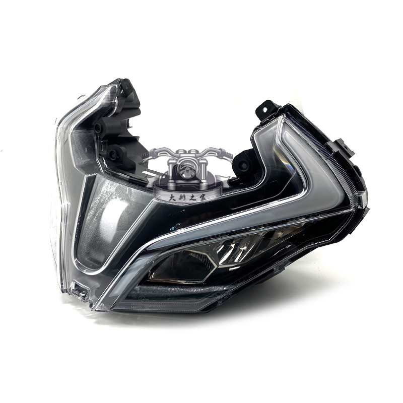 春风450sr配件 大灯s总成前照灯照明灯泡灯珠透明玻璃罩摩托车大