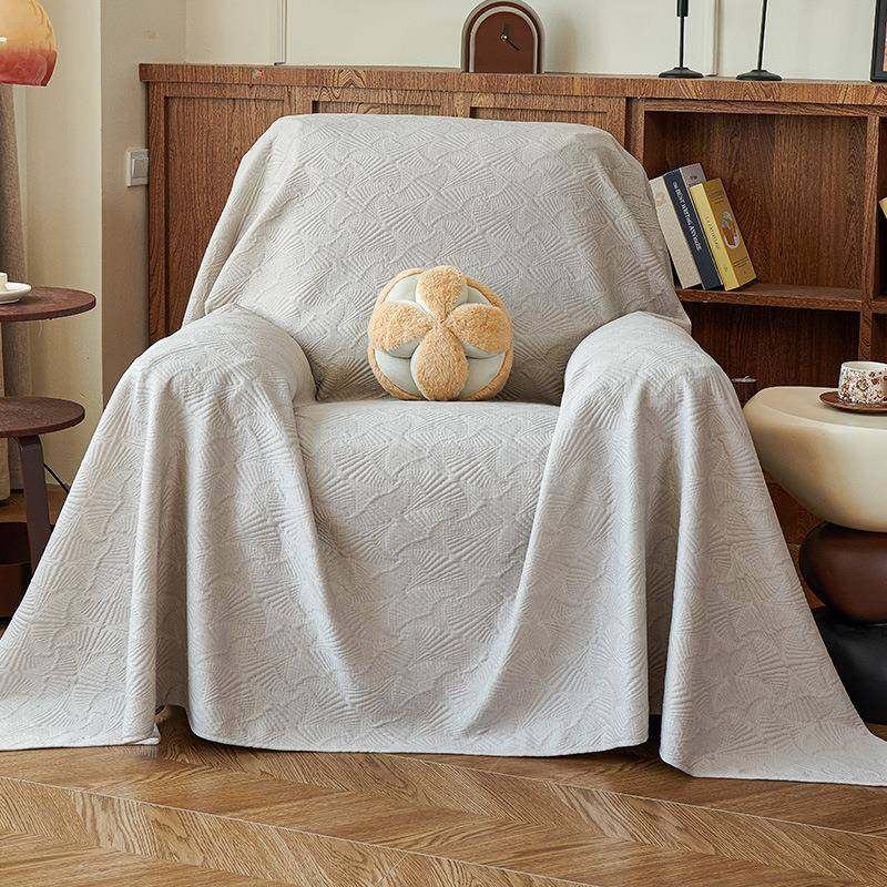 夏季MS-49丝单人沙发盖布冰凉沙发巾一整张全盖人沙感发垫沙发套