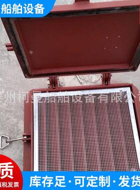 带风雨密盖百叶窗70848厂家制钢作质型金FC带风雨密盖船用百叶窗