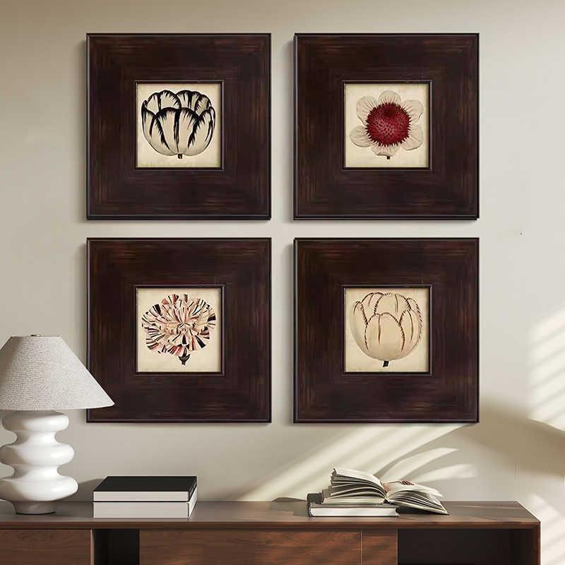 高级感众法式墙复古风实饰木相框画廊油8222画空框挂复小古装画装