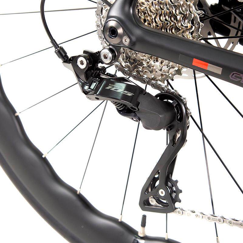 圈公骓特三代龙卷CYCLONE-风7120-24速R大套碳纤路车纯油碟波浪碳