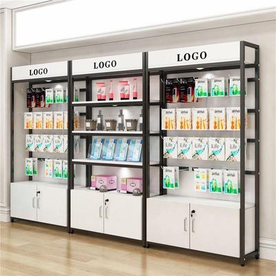 超市架867陈货列架便利店架货母婴精品店钢木货柜食品文具展示架