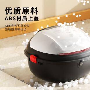 李6646电动车尾箱大容通量后备箱踏板车箱特摩托车行箱大号用大号