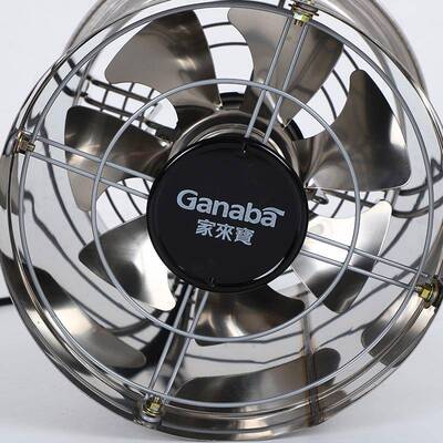 不钢锈嵌入筒式排气扇407高转速车间仓库圆换气油扇厨房排烟扇