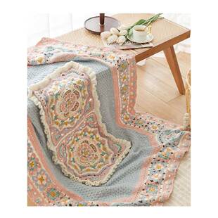 苏苏D姐家都铎玫瑰抱枕手工IULOY编毯织钩针毯子自制毛线材团料包