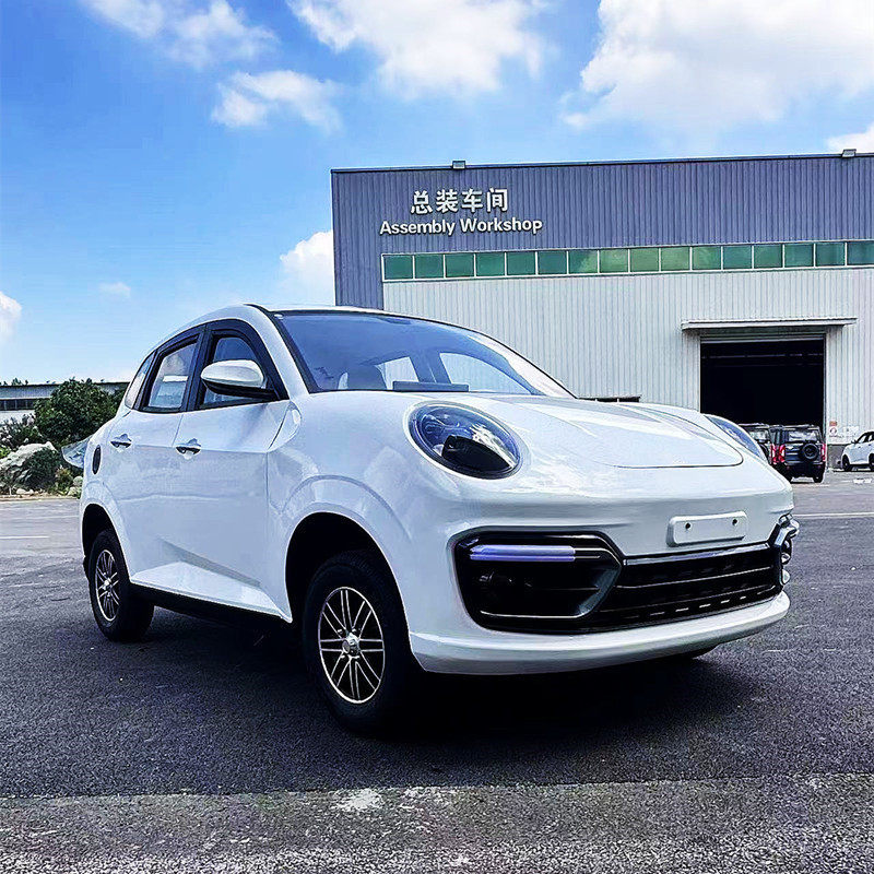新款成人家用电动四轮车油电两用接送孩子代步车全封闭电轿车