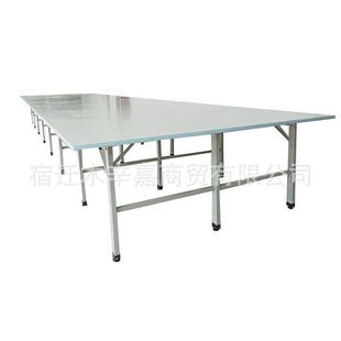 服装制衣厂裁剪台组合裁床台裁剪工作台裁剪桌密度板检验查货桌