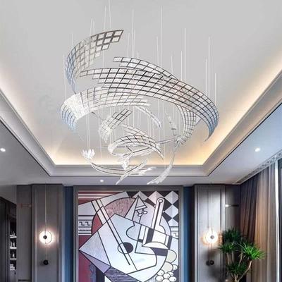 环绕酒地球异形吊灯店大堂梯吊灯楼宴会厅88水晶程灯具大型工非标