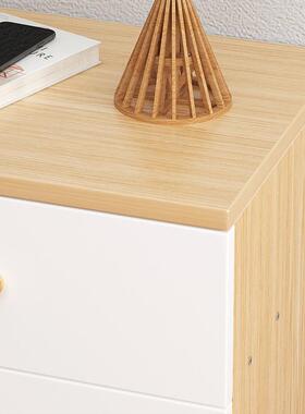 床头置物架简约现代卧室床边迷床你小柜子小ctg0028型简易储物柜