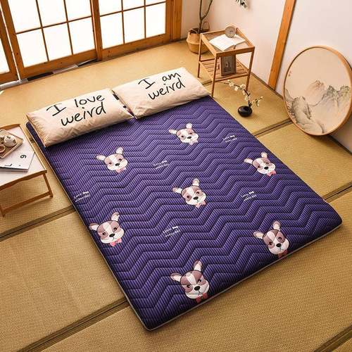 榻榻米潮垫直接睡床地防上垫能折叠的打地铺kt617457睡垫海绵垫铺