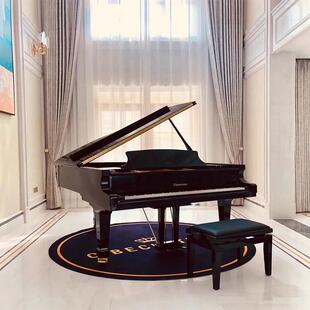 施Veyron坦威钢琴专用加厚音隔毯三角钢琴手工地地毯垫减防潮隔震