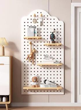 木洞洞板墙面物架墙上隔板收置实纳架户墙壁展示架挂板OAP入玄关