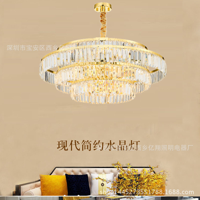 新款水晶吊灯创意LED餐厅灯?
