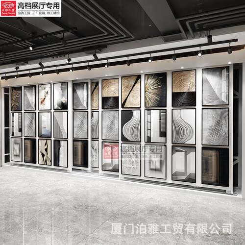 挂画展示架推拉书GH302画架作品架子立多功能式落地柜式展展平推