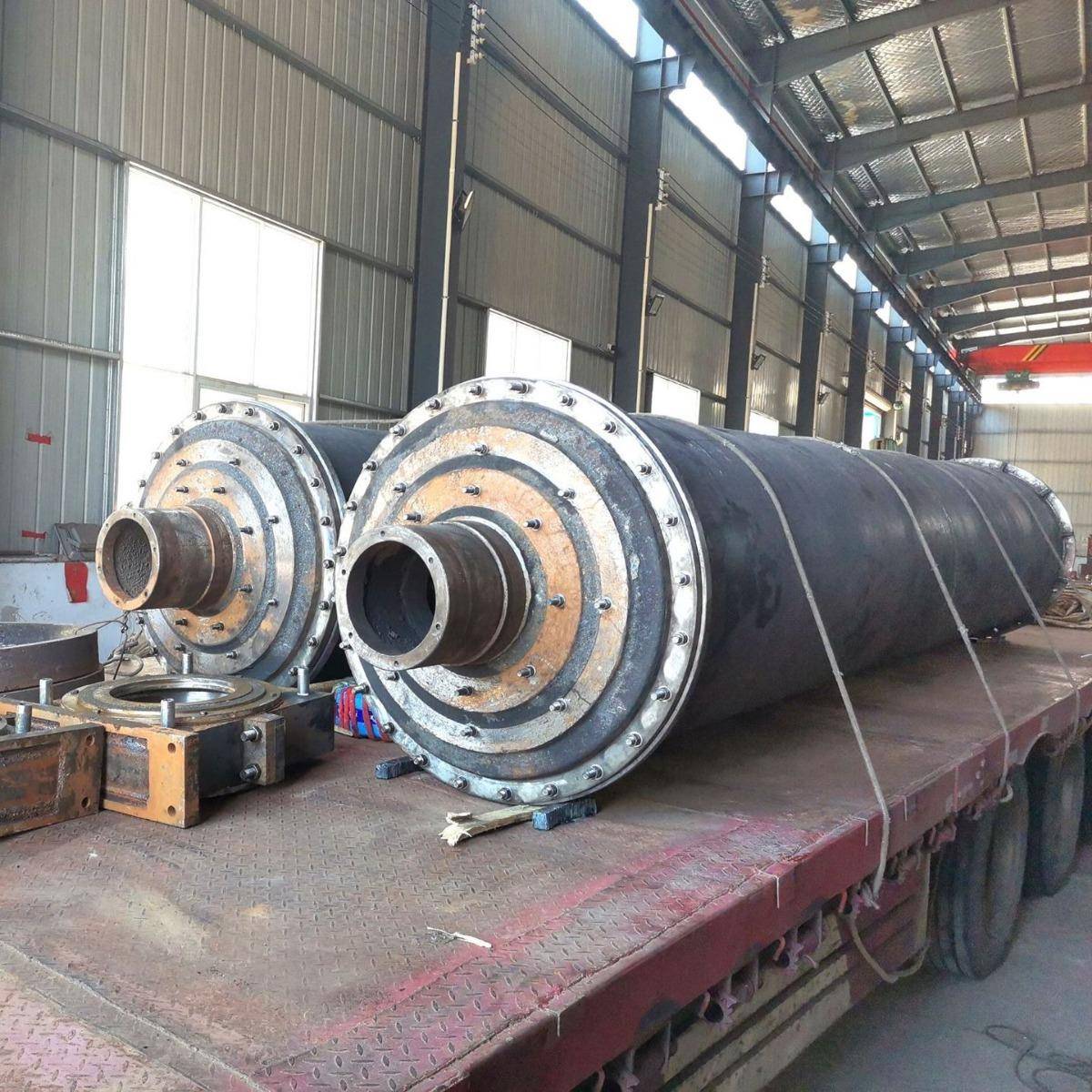 装置粉碎备配件实验室筒形设球铸钢大BFS小齿配轮中空轴件