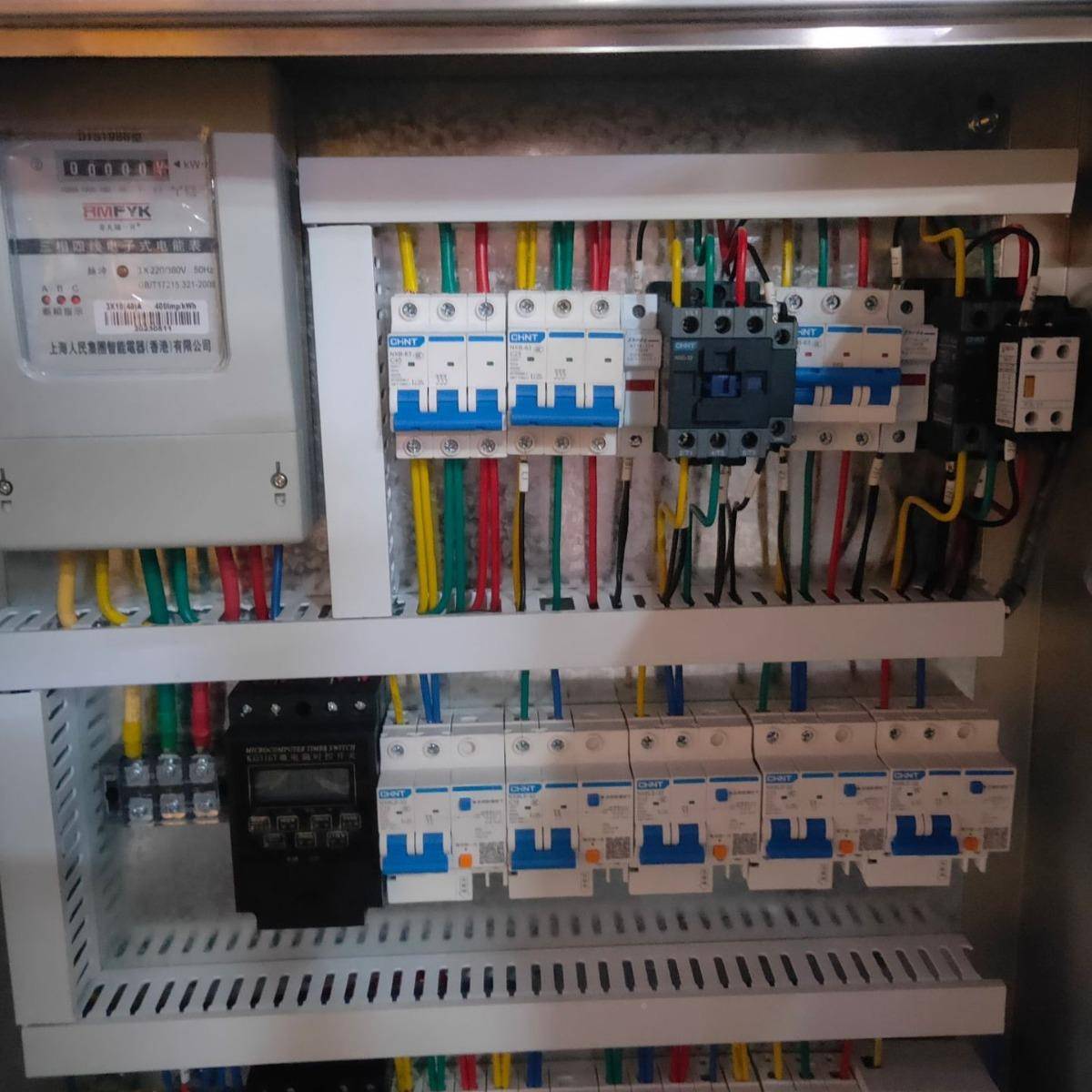 东莞厂家械压厂配套粉机碎星机降600*500*三角启动配电箱