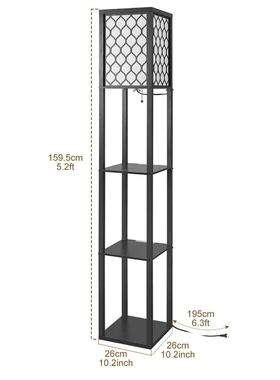 复置古花纹地书架地灯新中式落79485书架物架落灯