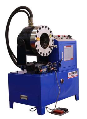 电动式立卧式两用缩管UXA机建筑不锈钢管压管机油胶管管接头压扣