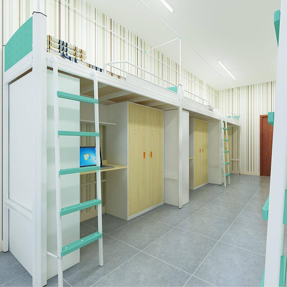 东厂家双层床学生床铁床铁艺47361床上公床下莞桌高宿舍床寓床稳
