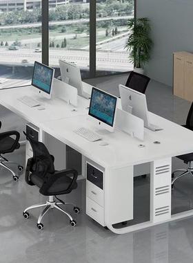 职员办公简桌椅组合工位EKP公司公单排易工作位电脑办桌3人4人公