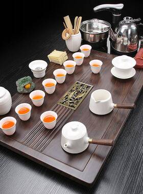 茶具套装办家用整套0312003功公夫陶全瓷自动四合一办公室茶茶台