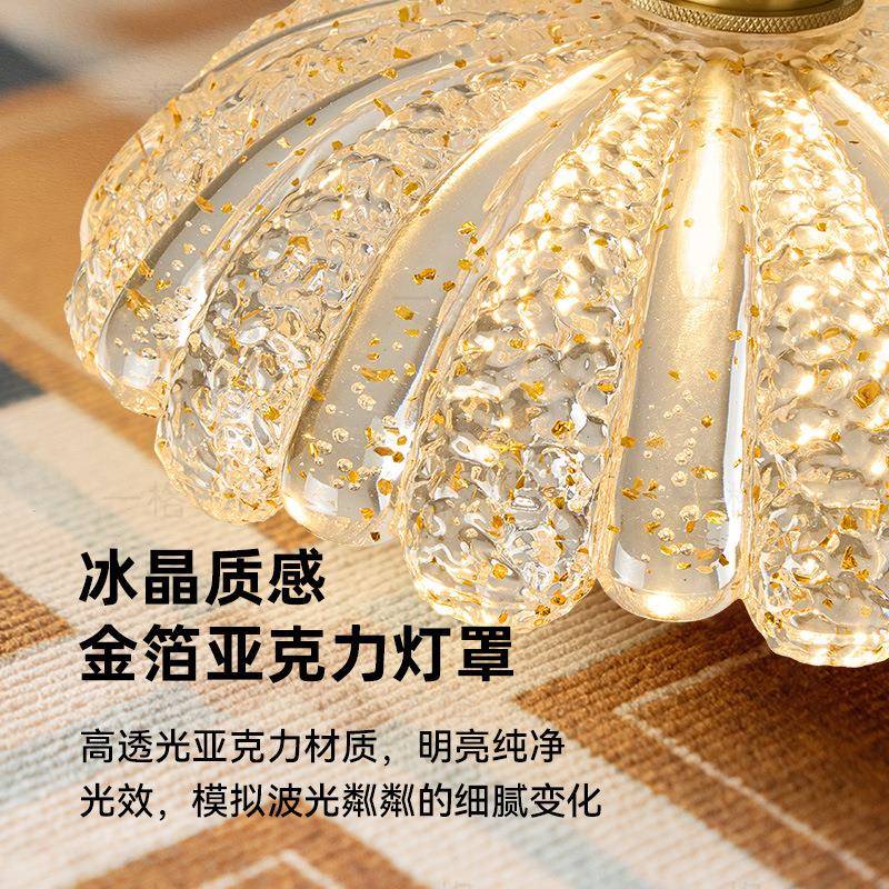 法式古金箔道灯走廊灯20过衣2中5新款帽间阳台吸296顶灯入户玄关