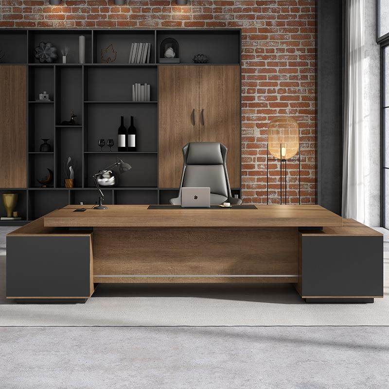 公办桌板桌老总裁桌简约现代经理办公桌子椅合办公组DBT-03室家具