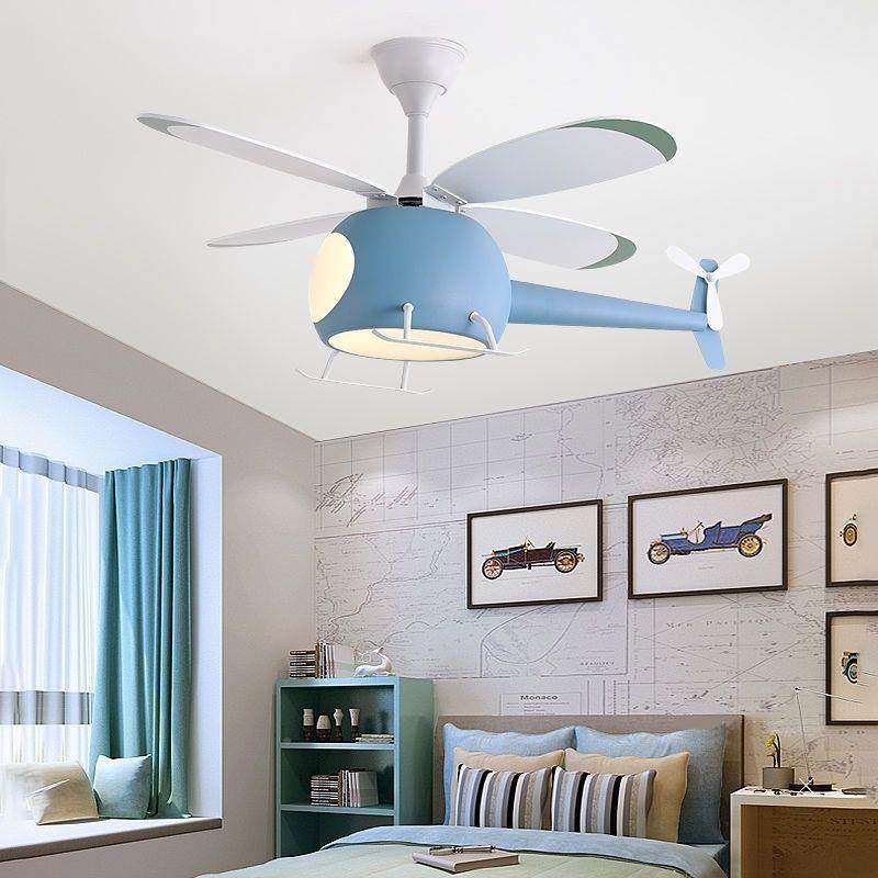 直升风扇儿童卧房室男孩女221孩机可爱创意幼儿园护眼卡通飞机灯,家装灯饰光源,风扇灯,淘宝优惠券,粉丝福利购,淘宝优惠卷