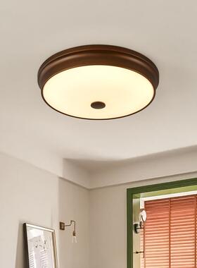 美式复古LED吸顶灯主卧室房灯间阳台道走廊玄关圆形83851过欧式灯