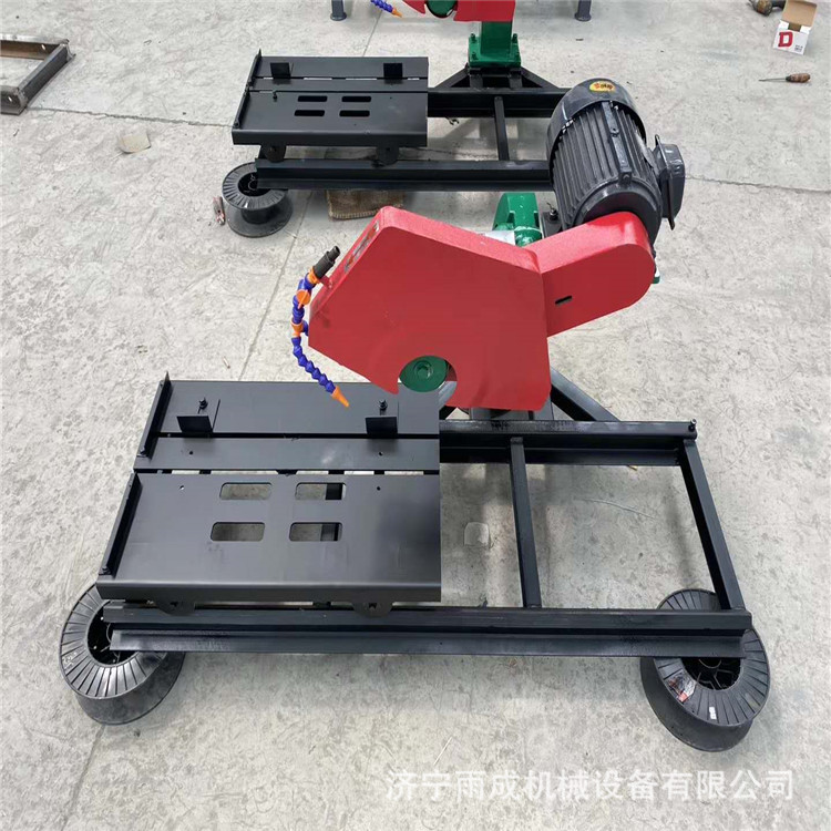 水磨石方砖电动切边倒角机