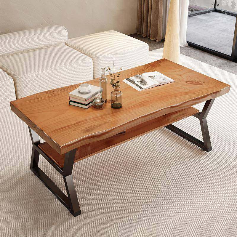 实木茶几0餐桌FKA两客用加高6厅家用阳台现简约沙中间茶台矮桌子