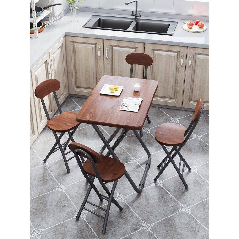 便叠桌餐桌单F759HTM8人吃饭小桌电脑桌子现代简折约长条桌休携闲