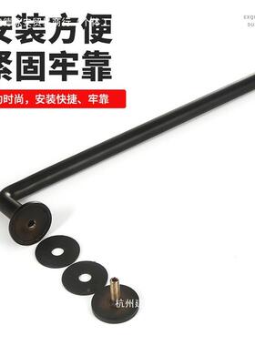 淋QFW浴把房浴室玻璃门拉灰色304不门钢浴室门移实心手扶手4锈40